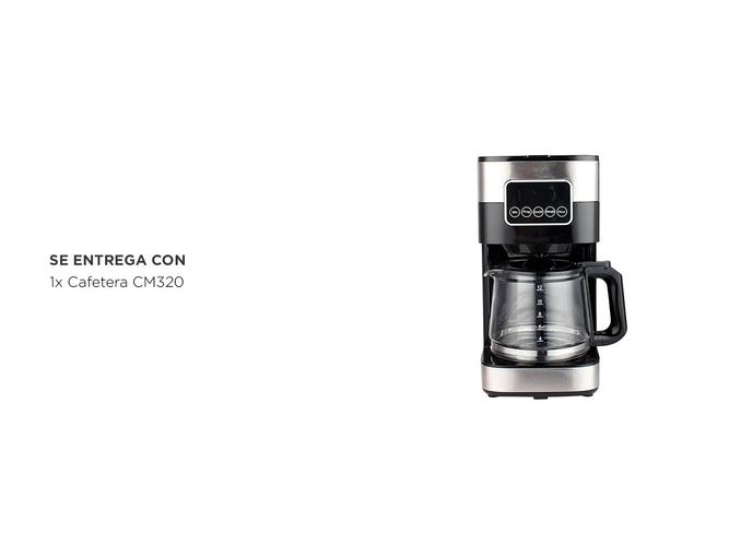 Cafetera Electrica Digital Smart-tek Cm320 Filtro Removible - 5