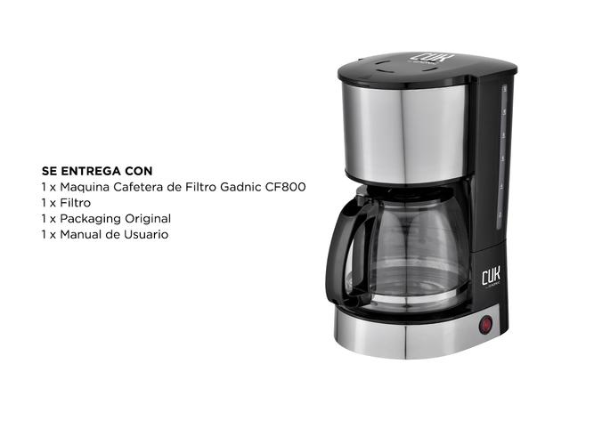 Maquina Cafetera de Filtro Gadnic CF800 - 6