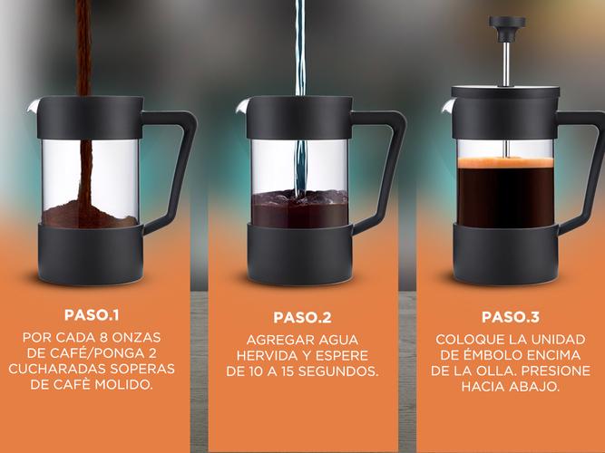 Cafetera Manual Gadnic Prensa Francesa 1L - 2