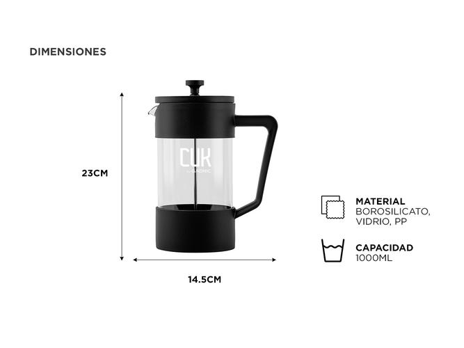 Cafetera Manual Gadnic Prensa Francesa 1L - 5