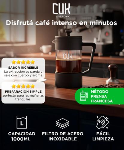 Cafetera Manual Gadnic Prensa Francesa 1L - 1