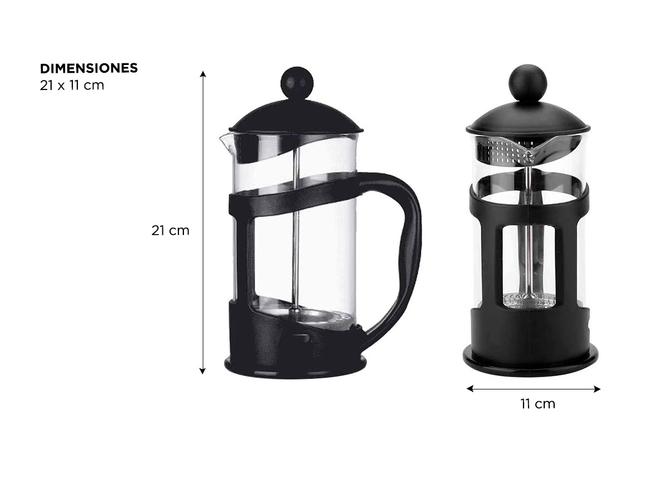 Cafetera prensa francesa Gadnic para café y té émbolo de 800 ml - 5