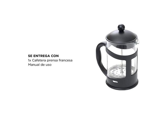 Cafetera prensa francesa Gadnic para café y té émbolo de 800 ml - 6