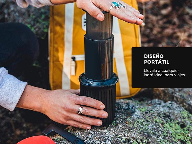Kit Cafetera Gadnic CukPress Prensa Tipo Aeropress Portátil + Accesorios - 3