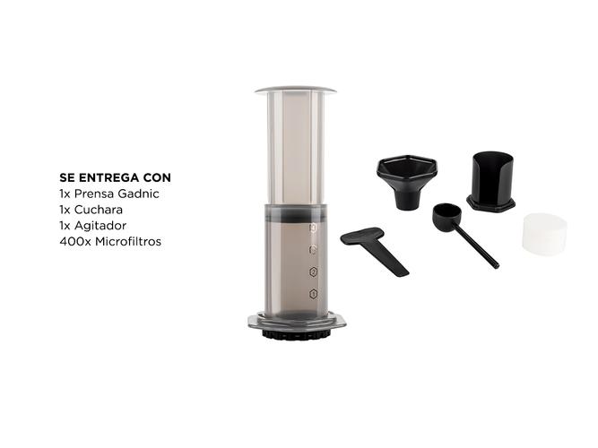 Kit Cafetera Gadnic CukPress Prensa Tipo Aeropress Portátil + Accesorios - 6