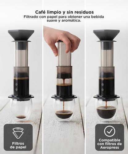 Kit Cafetera Gadnic CukPress Prensa Tipo Aeropress Portátil + Accesorios - 2