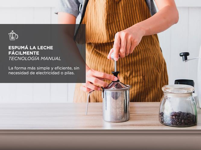 Jarra Espumador de leche Gadnic Miliki acero inoxidable 400ml  - 2