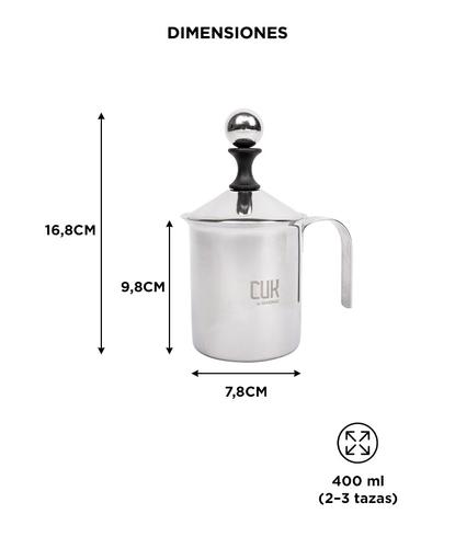 Jarra Espumador de leche Gadnic Miliki acero inoxidable 400ml  - 4