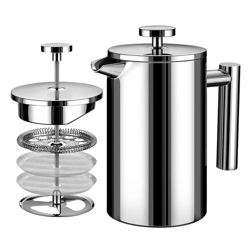 Cafetera Prensa Francesa Gadnic Acero Inoxidable Térmica - 0