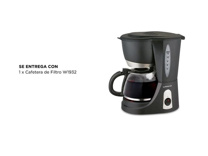 Cafetera de filtro Winco W1932 1.2 Litros - 4