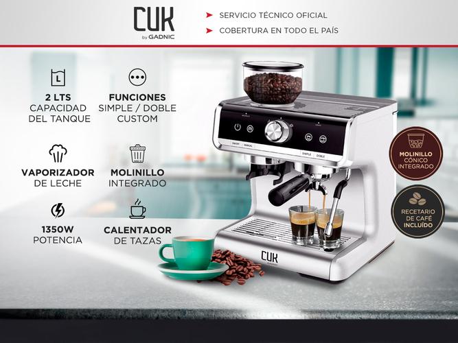 Kit Cafetera expresso 1350w + 2 Tamper barista  - 1