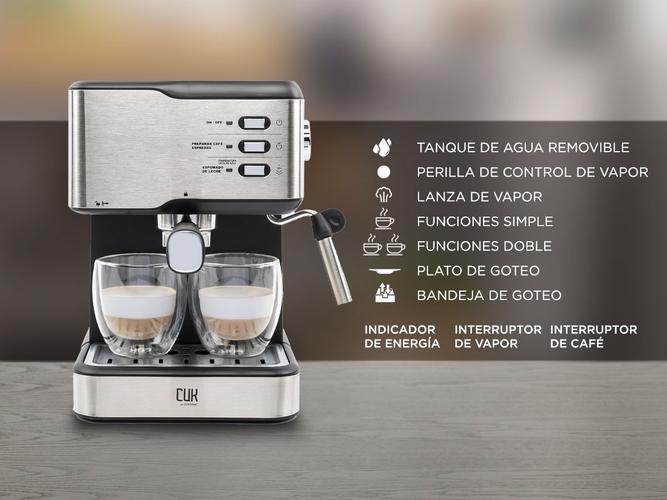 Cafetera Express Gadnic CME04 Home Pro 850W 19 Bar Con Espumador Usado - 3
