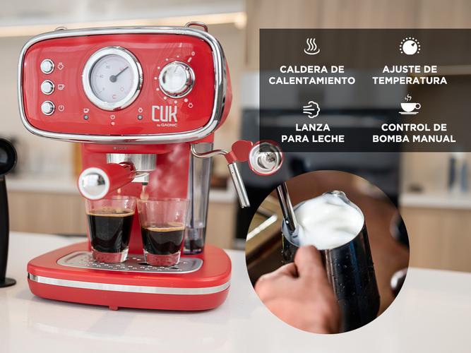 Cafetera Express Gadnic CME08 Home Pro 1050W 19 Bar Con Espumador - 3