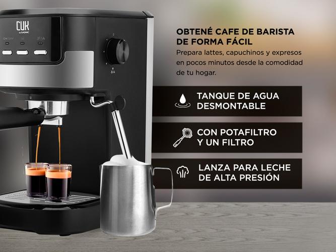 Cafetera Gadnic CME01 Expreso Automática Espumador Acero Inoxidable 950W  - 3