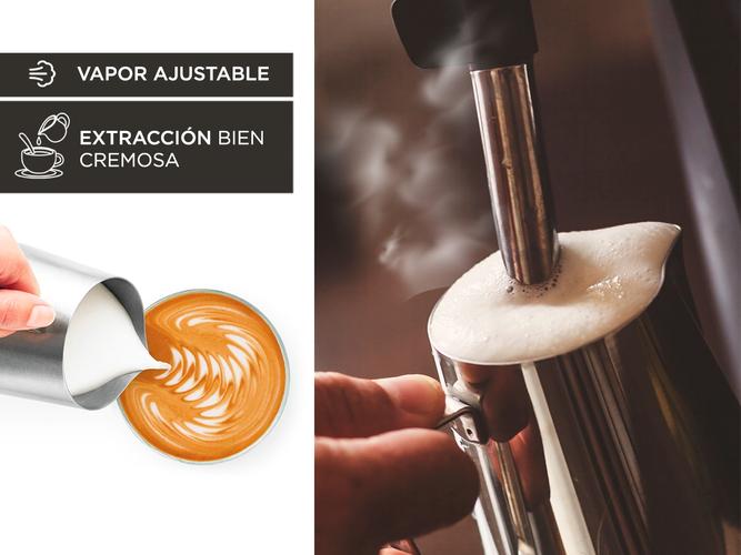 Cafetera Gadnic CME01 Expreso Automática Espumador Acero Inoxidable 950W  - 4