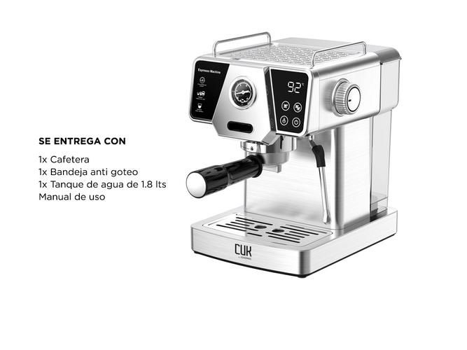 Cafetera Gadnic CME07 automática para cafe molido 220V 1350W - 6
