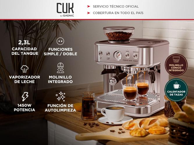 Cafetera Espresso Gadnic Con Molinillo Integrado - 1