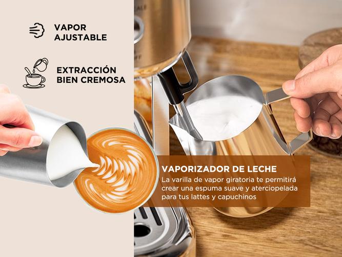 Cafetera Espresso Gadnic Con Molinillo Integrado - 3