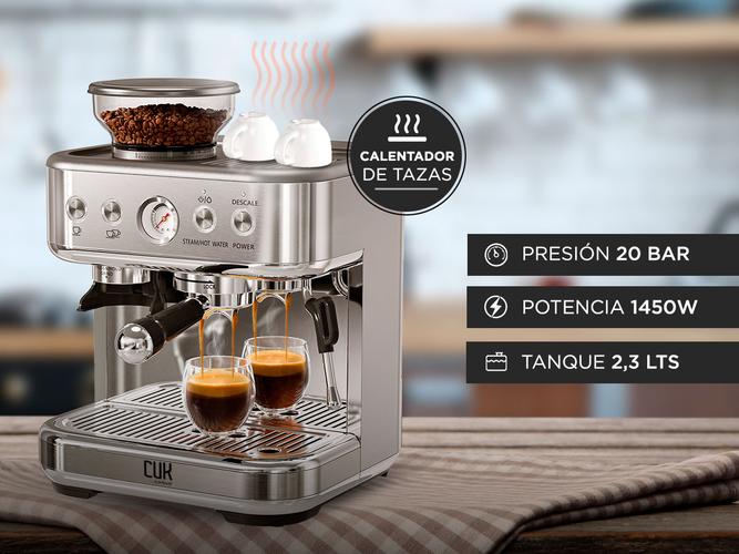 Cafetera Espresso Gadnic Con Molinillo Integrado - 4