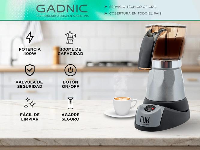 Maquina de Cafe Mokka Gadnic Eléctrica 300ml - 1
