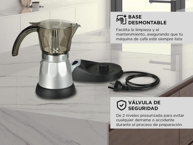 Maquina de Cafe Mokka Gadnic Eléctrica 300ml - 4