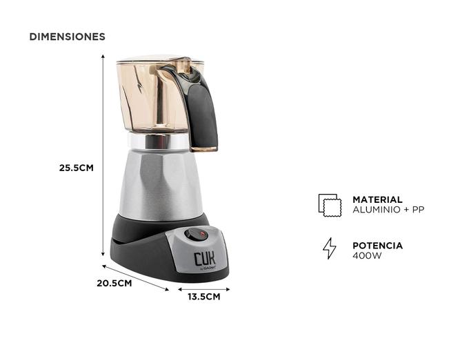 Maquina de Cafe Mokka Gadnic Eléctrica 300ml - 5