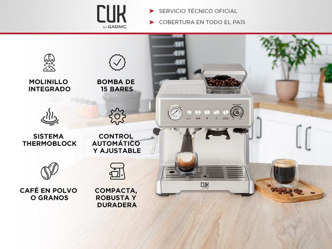 Cafetera Espresso Gadnic Venezia Con Molinillo Integrado  - 1