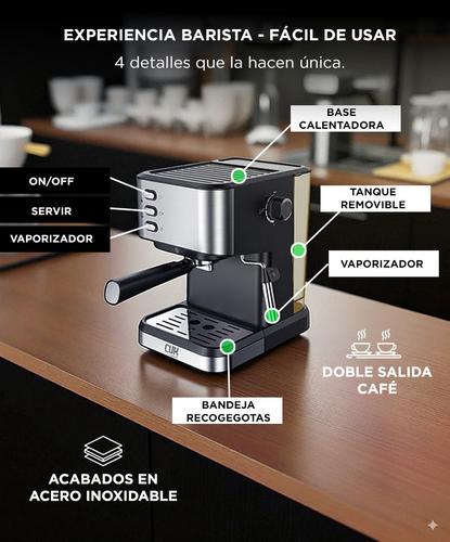 Cafetera Espresso Cuk By Gadnic 20 Bar Con Espumador 1,5L 800W - 2
