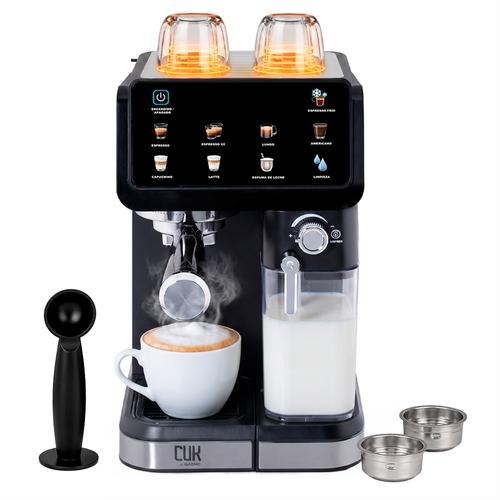 Cafetera Expreso Cuk By Gadnic CM5600 Semi Automática 20 Bar Con Espumador De Leche - 0