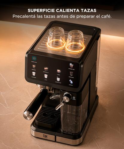 Cafetera Expreso Cuk By Gadnic CM5600 Semi Automática 20 Bar Con Espumador De Leche - 5