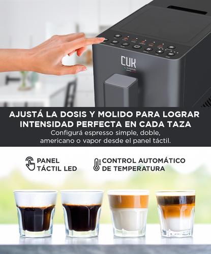 Cafetera Espresso CUK by Gadnic 20 Bar Espumador de Leche 1350W 17L Filtro de Acero Inoxidable - 2
