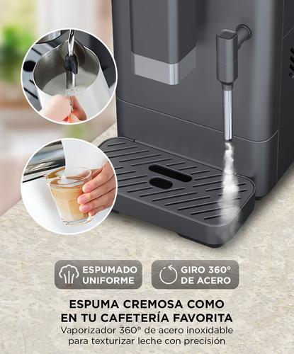 Cafetera Espresso CUK by Gadnic 20 Bar Espumador de Leche 1350W 17L Filtro de Acero Inoxidable - 3