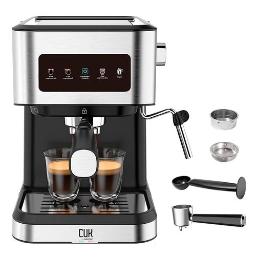 Cafetera Express Gadnic Cm3000 20 Bares Panel Táctil Vaporizador Depósito 15L Acero Inoxidable Usado - 0