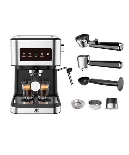 Cafetera Express Gadnic Cm3000 3 en 1 20 Bares Panel Táctil Vaporizador Depósito 15L Acero Inoxidable - 6