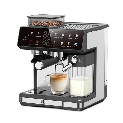 Cafetera Expresso Cuk By Gadnic 20 Bar Potencia 1350W Molinillo de Café y Espumador de Leche  - 0