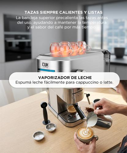 Cafetera Espresso Cuk By Gadnic 20 Bar 3 en 1 Cápsulas Nespresso y Dolce Gusto  - 4