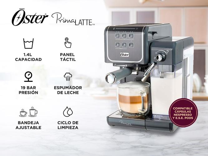 Cafetera Express Oster PrimaLatte Touch BVSTEM6801M  - 1