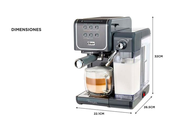Cafetera Express Oster PrimaLatte Touch BVSTEM6801M  - 5
