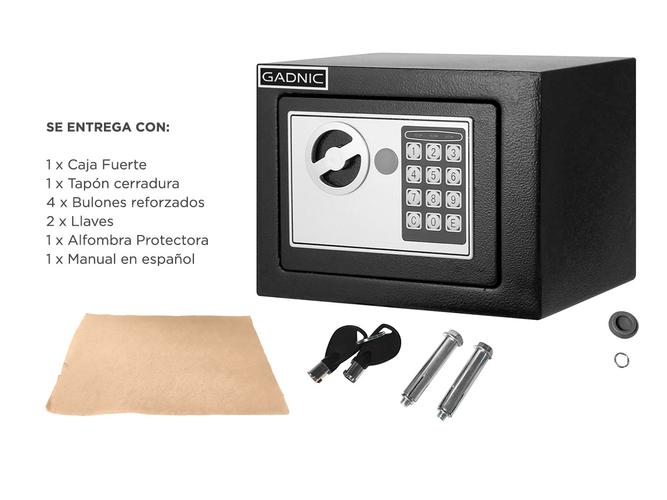 Caja Fuerte Gadnic Con Teclado Digital - 6