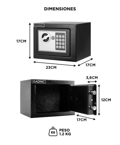 Caja Fuerte Gadnic Con Teclado Digital - 5
