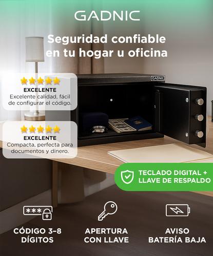 Caja Fuerte Digital Gadnic E20  - 1