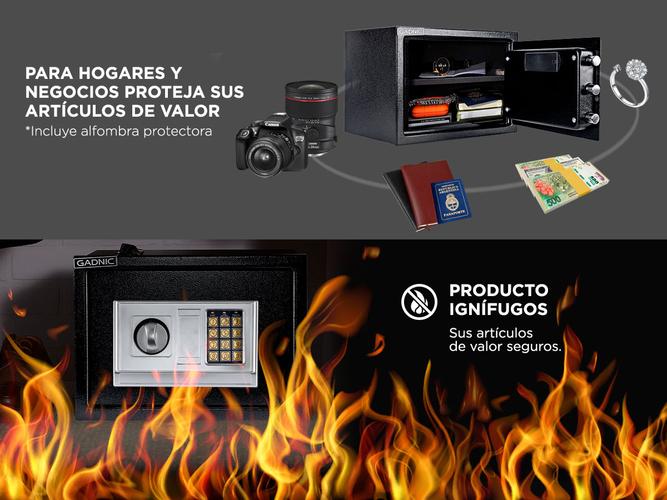 Caja Fuerte + 4 Pilas AA de regalo - 4