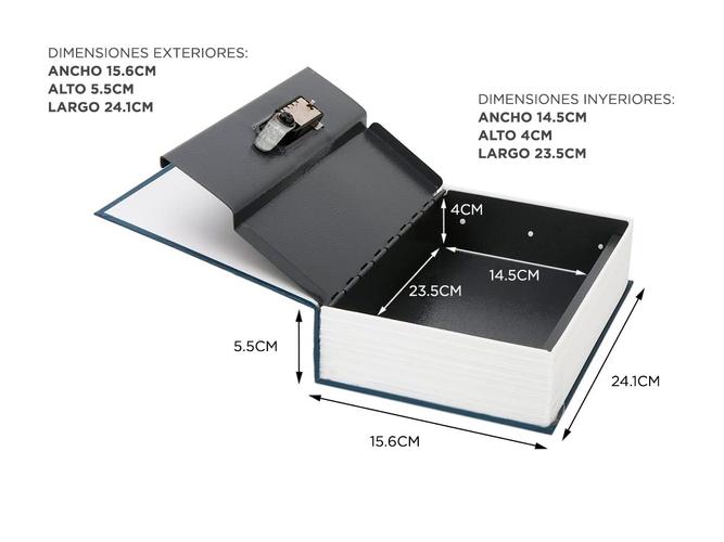 Caja Fuerte Simulada Libro Gadnic E2 - 4