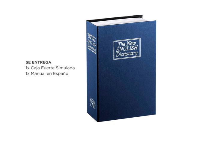 Caja Fuerte Simulada Libro Gadnic E2 - 5