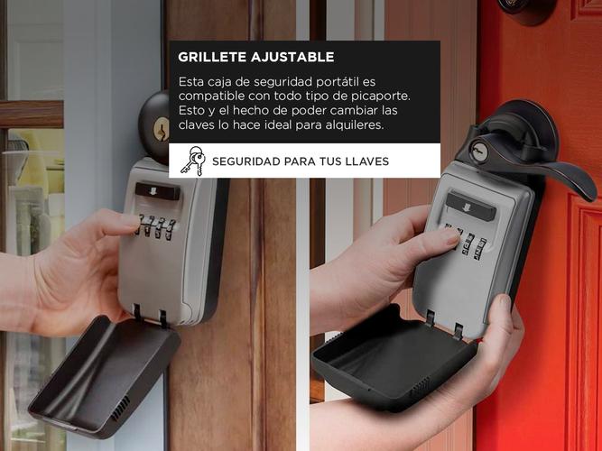 Caja de Seguridad Portátil Gadnic Para Llaves Apta Exterior - 2