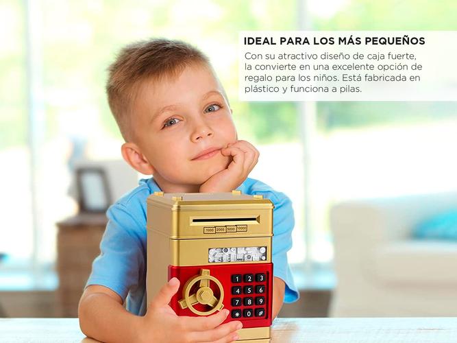 Alcancía Electrónica Gadnic Para Niños Efectivo y Monedas  - 3