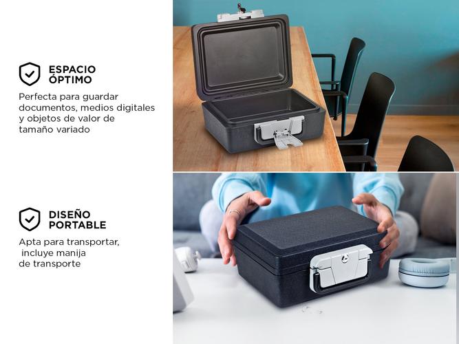 Caja de Seguridad Gadnic Ignifuga Con Cerradura de Alta Protección - 3