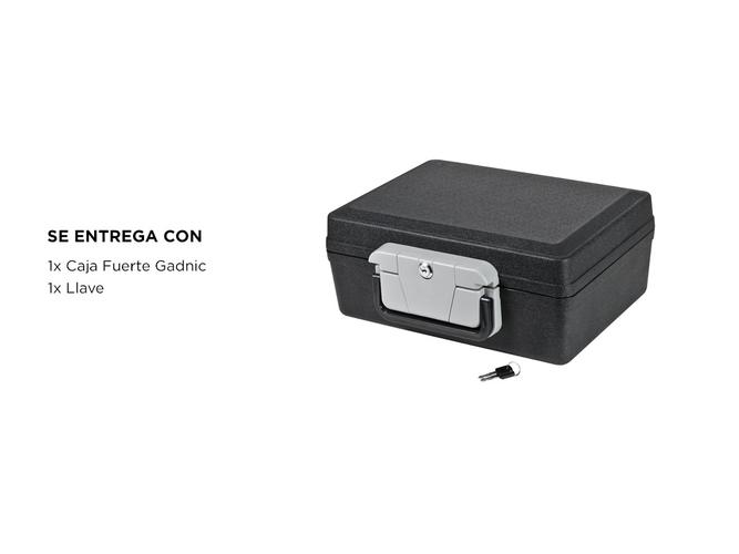 Caja de Seguridad Gadnic Ignifuga Con Cerradura de Alta Protección - 5