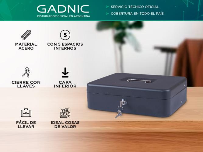 Caja de Seguridad Gadnic de Acero Estirado con Separadores - 1