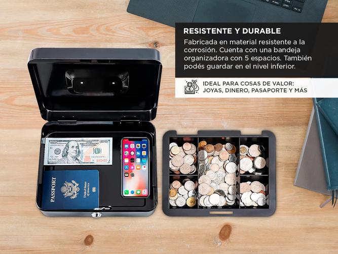 Caja de Seguridad Gadnic de Acero Estirado con Separadores - 3